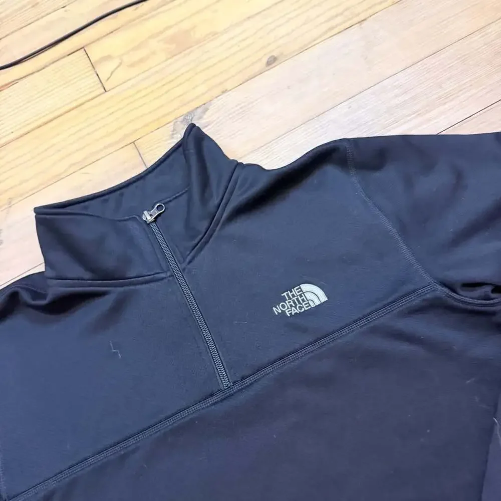 The North Face Boys Black 1/4 Zip Fleece Pullover XL/TG 18/20